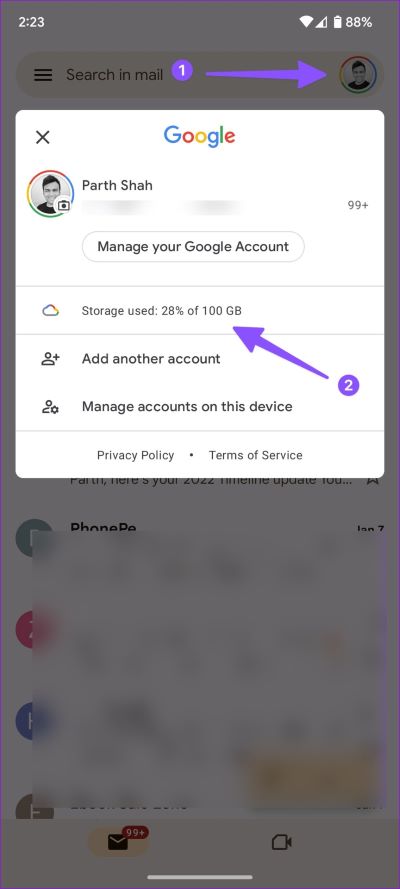 Fix-Android-not-receiving-emails-on-Android-20 أفضل 11 طريقة لإصلاح عدم تلقى رسائل البريد إلكتروني على هاتف Android