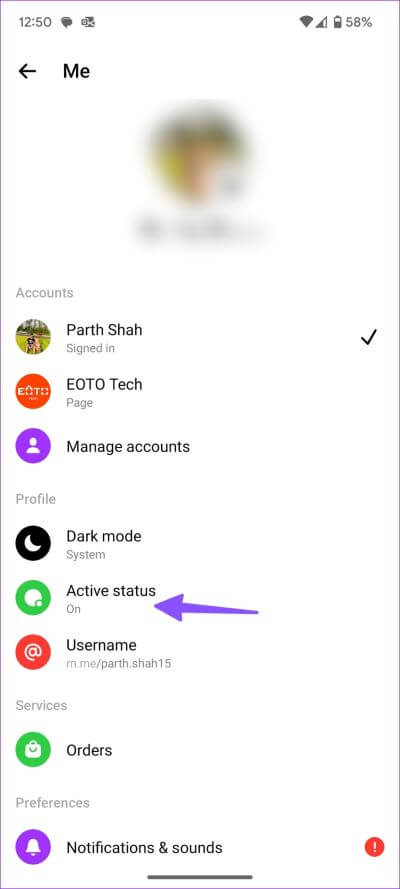 Fix-Facebook-Messenger-Not-Showing-Active-Status-17 أفضل 8 طرق لإصلاح عدم عرض الحالة النشطة على Facebook Messenger