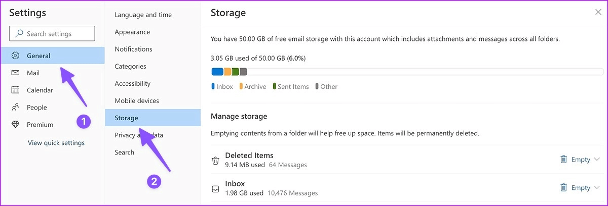 Fix-Outlook-Not-Receiving-Emails-on-Mac-14 أفضل 9 طرق لإصلاح عدم تلقي Outlook لرسائل البريد الإلكتروني على Mac