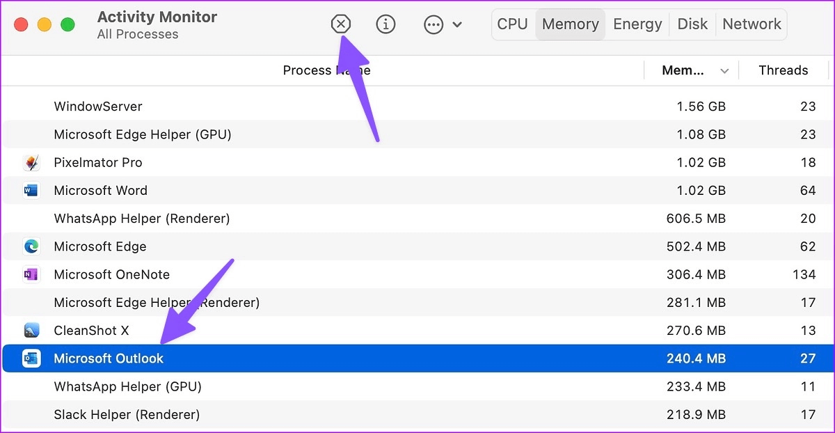 Fix-Outlook-Not-Receiving-Emails-on-Mac-6 أفضل 9 طرق لإصلاح عدم تلقي Outlook لرسائل البريد الإلكتروني على Mac