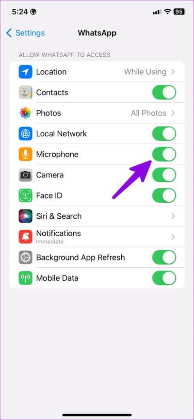 Fix-WhatsApp-Microphone-Not-Working-on-iPhone-and-Android-2 أفضل 8 طرق لإصلاح عدم عمل ميكروفون WhatsApp على iPhone و Android