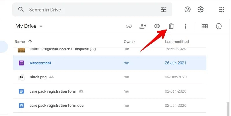 Google-Drive-Delete-File-From-PC.jpg كيفية حذف الملفات من Google Drive على الهاتف والكمبيوتر