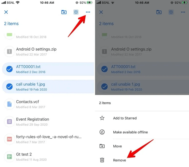Google-Drive-Delete-Files-Multiple-Mobile.jpg كيفية حذف الملفات من Google Drive على الهاتف والكمبيوتر