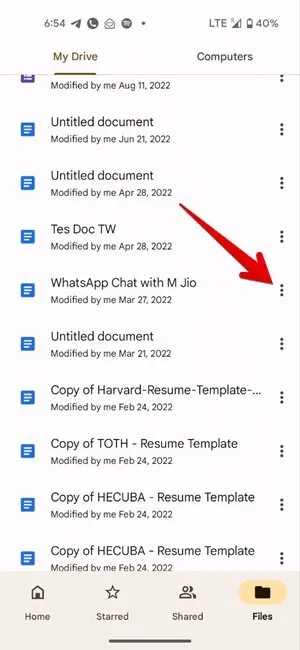 Google-Drive-Mobile-Menu-Icon.jpg كيفية حذف الملفات من Google Drive على الهاتف والكمبيوتر