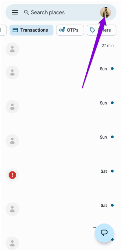 Google-Messages-App-on-Android-500x1024-1 أفضل 8 طرق لإصلاح عدم تنزيل رسائل الوسائط المتعددة MMS على Google Messages في Android