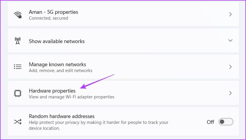 Hardware-properties-option أفضل 7 طرق لزيادة سرعة تنزيل Origin على Windows 11