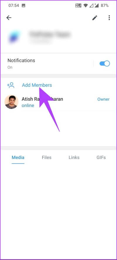 How-To-Add-Someone-to-Telegram-Group_9 كيفية إضافة شخص ما إلى مجموعة Telegram على Android أو iOS أو الكمبيوتر الشخصي
