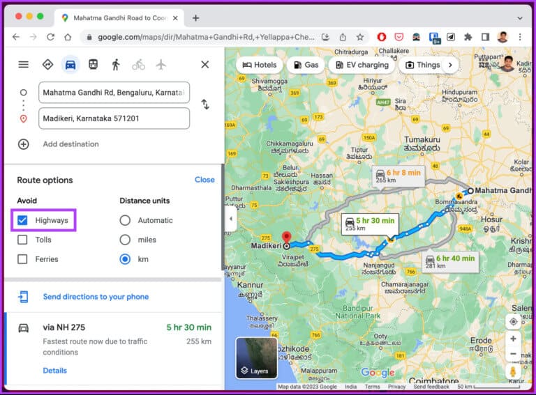 How-to-Avoid-Highways-on-Google-Maps_23-768x567-1 كيفية تجنب الطرق السريعة على خرائط Google على الويب أو Android أو iPhone