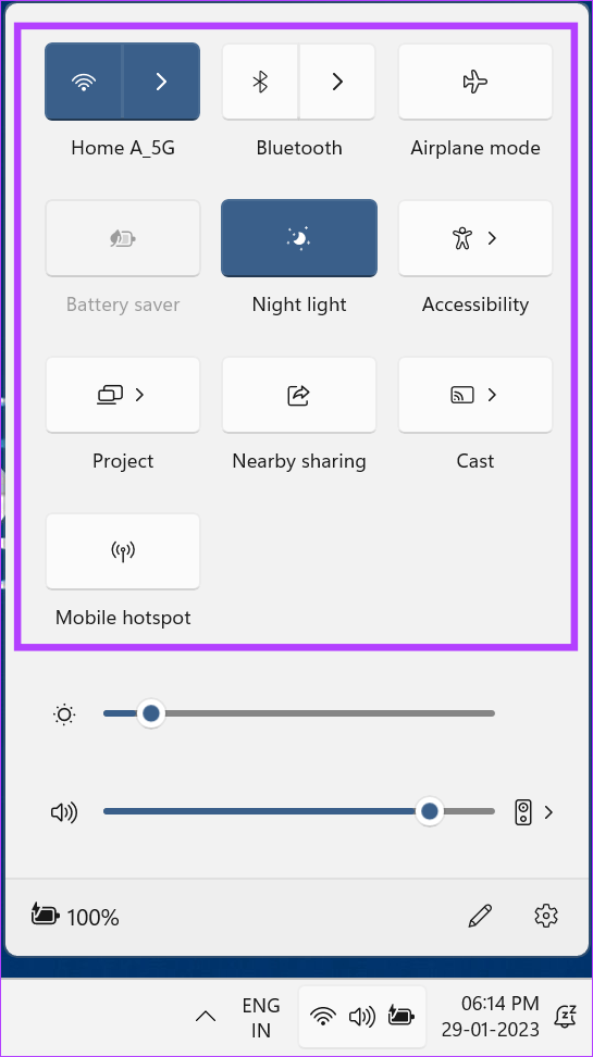 كيفية استخدام وتخصيص الإعدادات السريعة في Windows 11 - %categories