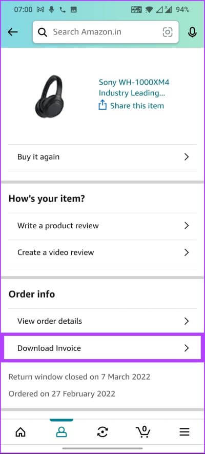 How-to-Get-a-Receipt-From-Amazon_8 كيفية الحصول على إيصال وطباعته من Amazon: أفضل 3 طرق