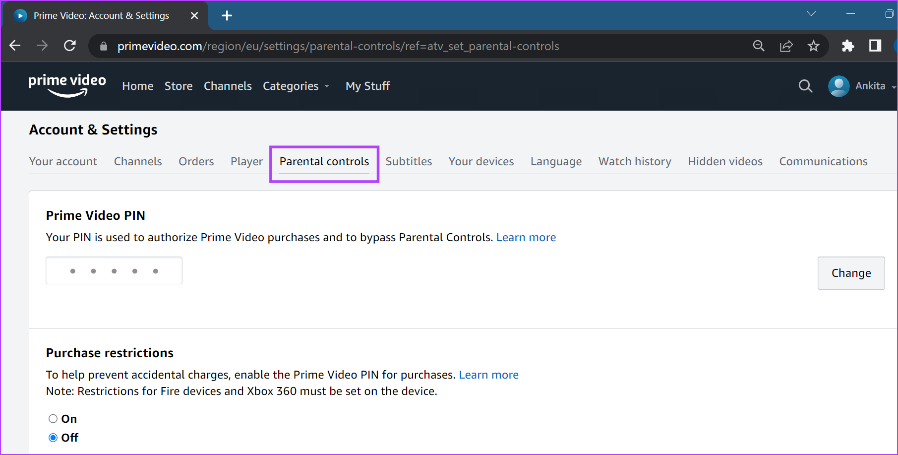 How-to-Reset-Forgotten-Prime-Video-PIN-17 كيفية إعادة تعيين رقم التعريف الشخصي لـ Prime Video إذا نسيته