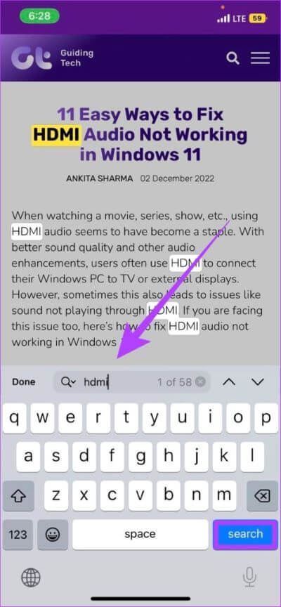 How-to-Use-the-Control-F-Command-on-iPhone-5-474x1024-1 كيفية استخدام أمر Control + F على iPhone و iPad