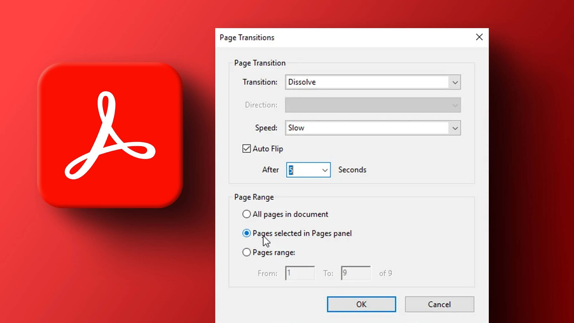 كيفية إضافة انتقالات الصفحة إلى ملف PDF باستخدام Adobe Acrobat - %categories