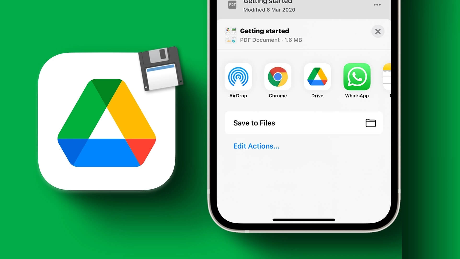 كيفية تنزيل الصور والملفات من Google Drive إلى iPhone - %categories