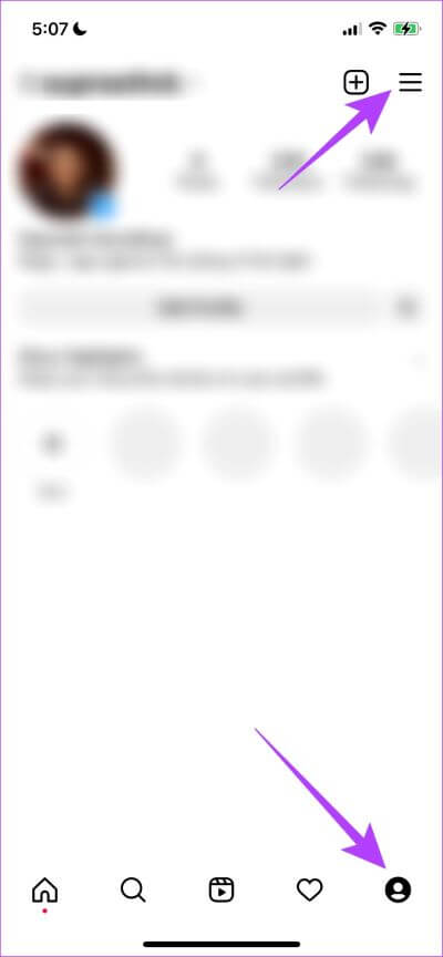 Instagram-Menu 13 طريقة لإصلاح عدم تحميل قصة Instagram على iPhone و Android
