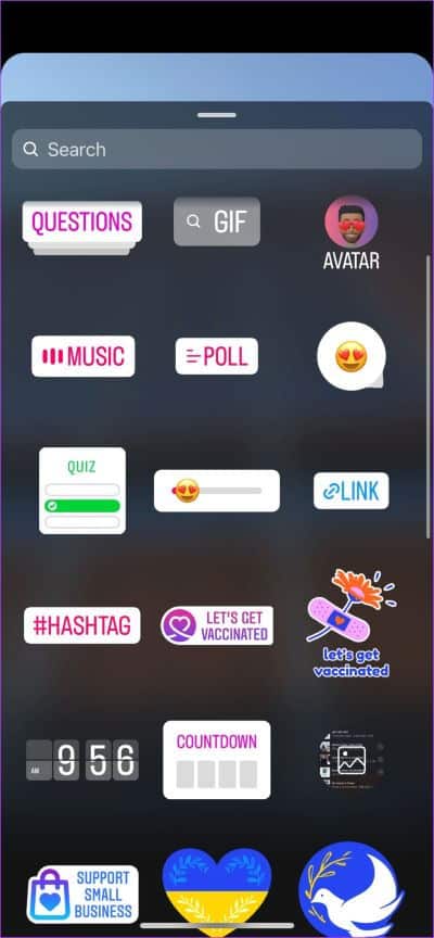 Instagram-Stickers 13 طريقة لإصلاح عدم تحميل قصة Instagram على iPhone و Android