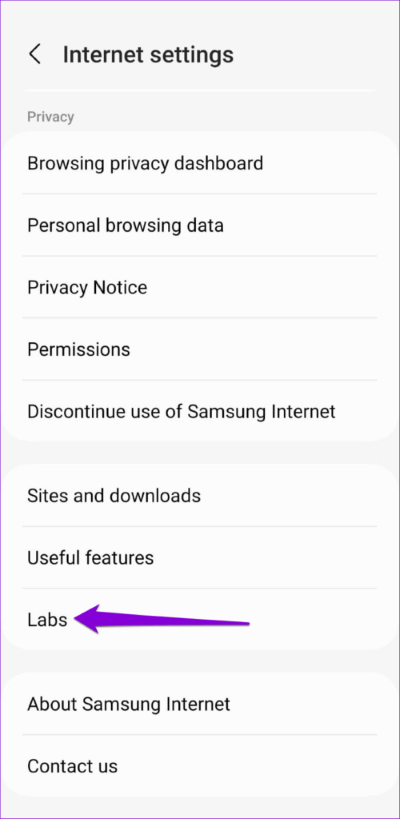 أفضل 7 طرق لإصلاح استمرار توقف متصفح الإنترنت من Samsung على Android - %categories