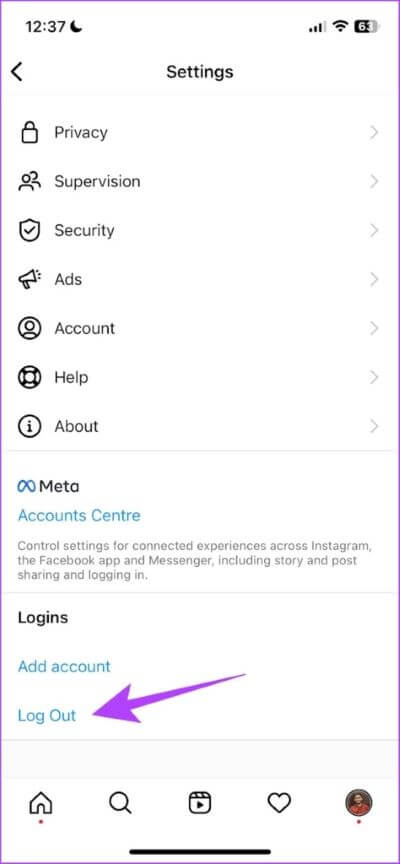 Log-out-1-474x1024-1 13 طريقة لإصلاح عدم تحميل قصة Instagram على iPhone و Android