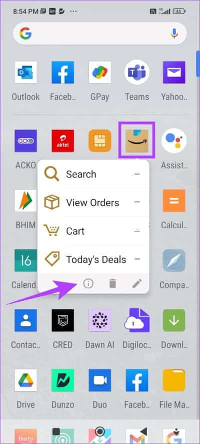 Long-Tap-on-Amazon-App لن تضيف Amazon عناصر إلى عربة التسوق: 7 طرق لإصلاح ذلك على iPhone و Android