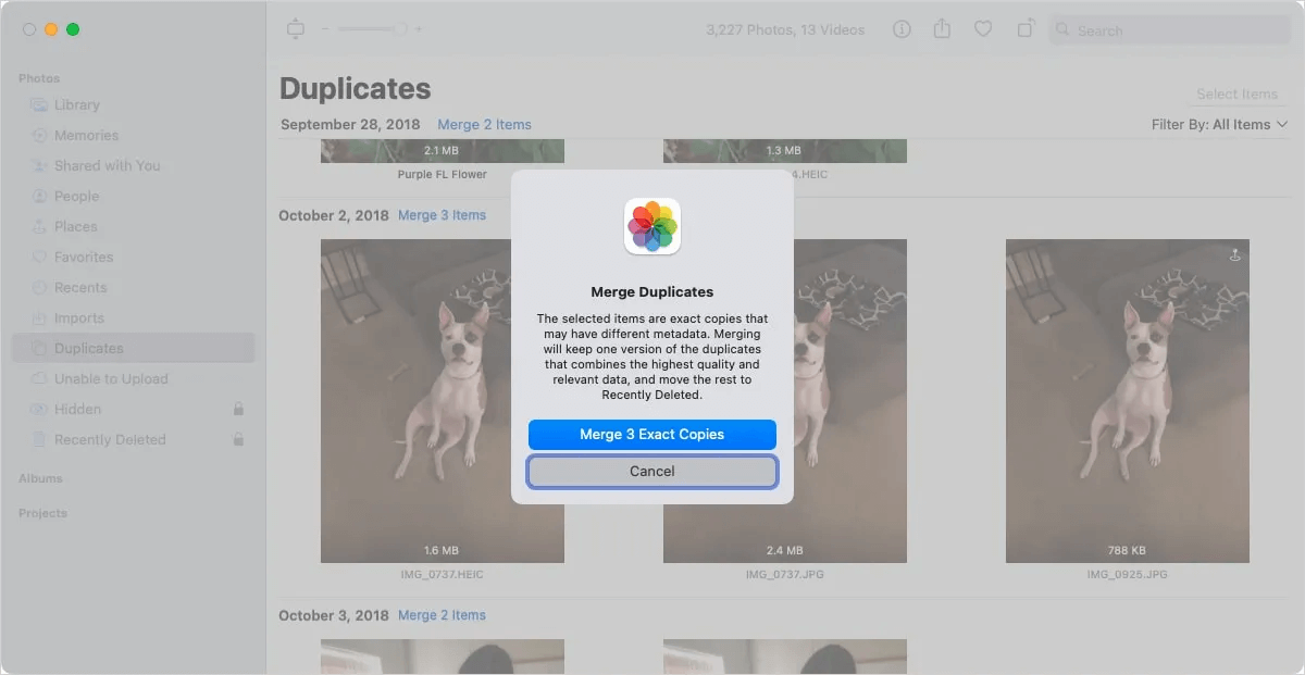 Mac-Photos-Duplicates-Merge-Confirm.jpg 7 ميزات لتطبيق Apple Photos على Mac يجب أن تستخدمها
