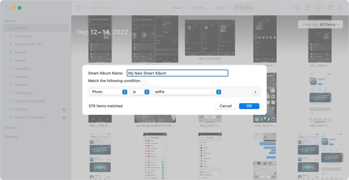 Mac-Photos-New-Smart-Album-Condition.jpg 7 ميزات لتطبيق Apple Photos على Mac يجب أن تستخدمها
