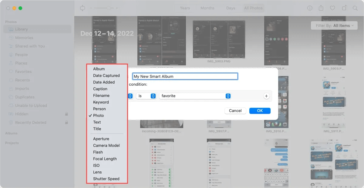 Mac-Photos-New-Smart-Album-Type.jpg 7 ميزات لتطبيق Apple Photos على Mac يجب أن تستخدمها