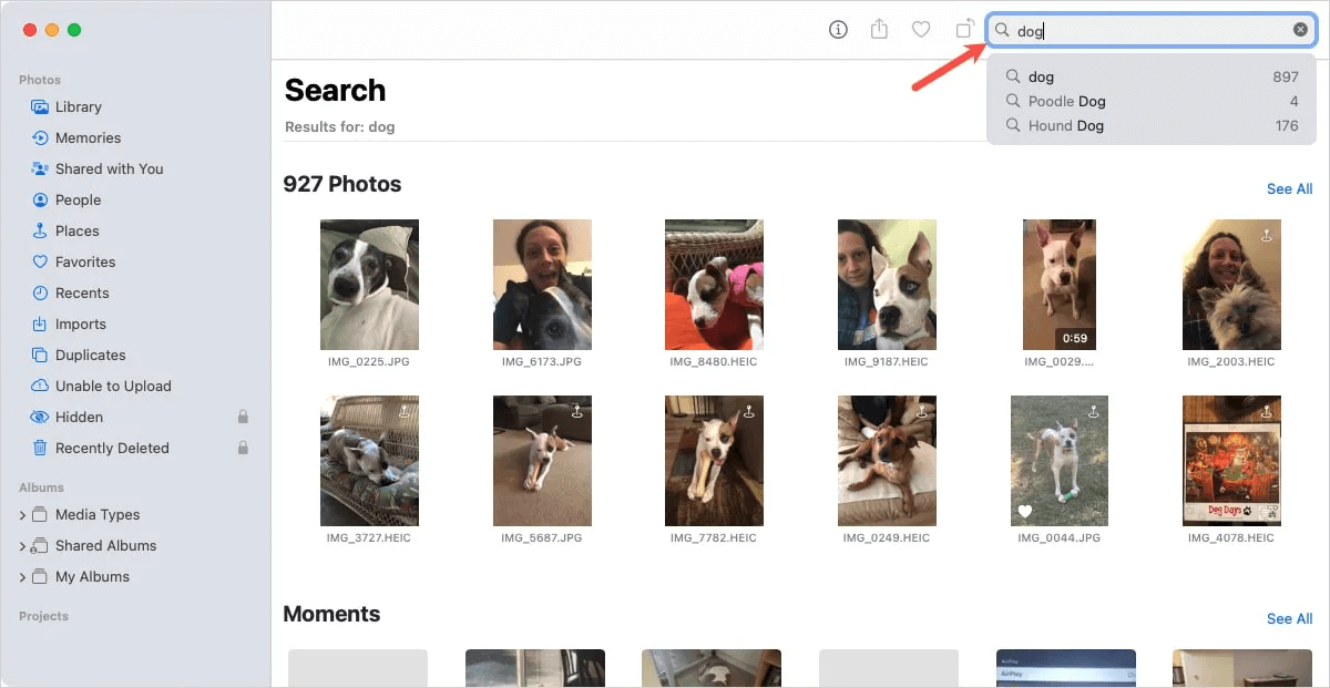 Mac-Photos-Search-Keyword.jpg 7 ميزات لتطبيق Apple Photos على Mac يجب أن تستخدمها