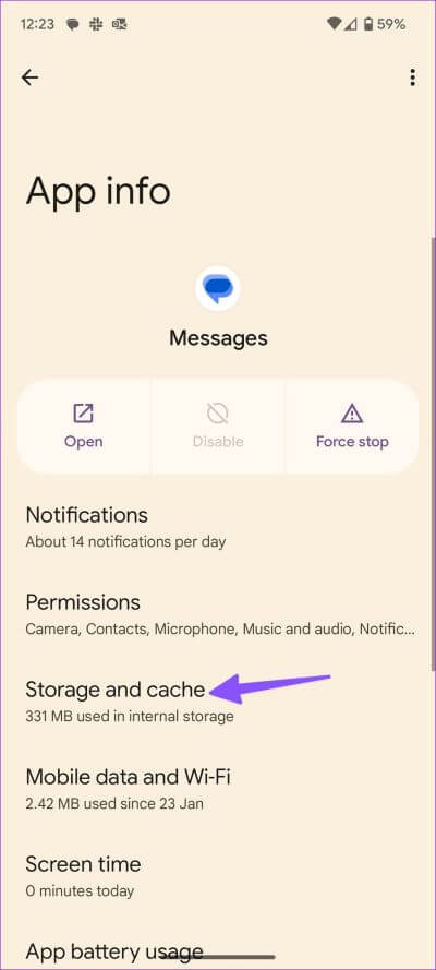 Messages-notifications-not-working-on-Android-5 أفضل 13 طريقة لإصلاح عدم عمل إشعارات تطبيق الرسائل على Android