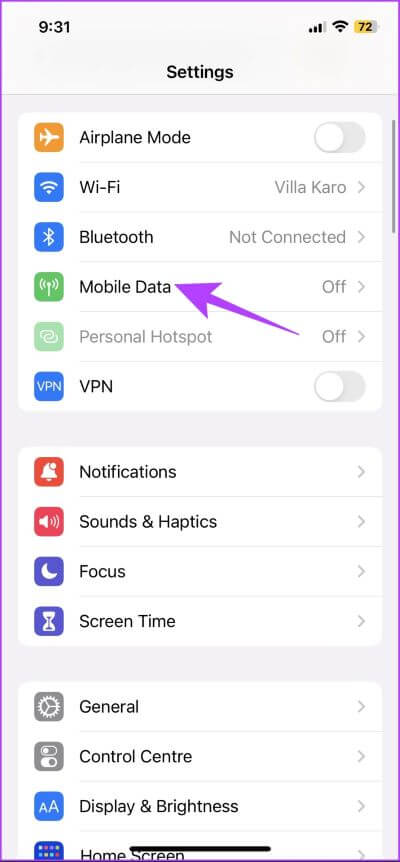 Mobile-Data 8 طرق لإصلاح خطأ المورد غير المتاح في Apple Music على iPhone