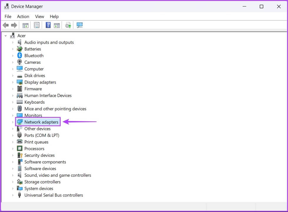 Network-Adapters أفضل 7 طرق لإصلاح عدم عمل البث عبر Steam على Windows 11