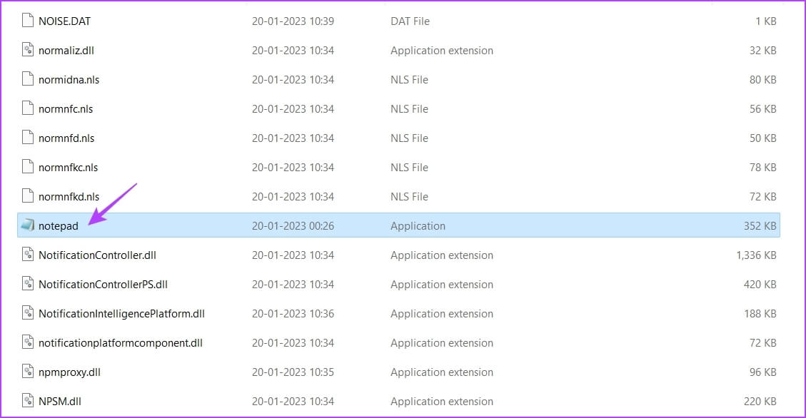 Notepad-file كيفية إصلاح عدم فتح Notepad على Windows 11