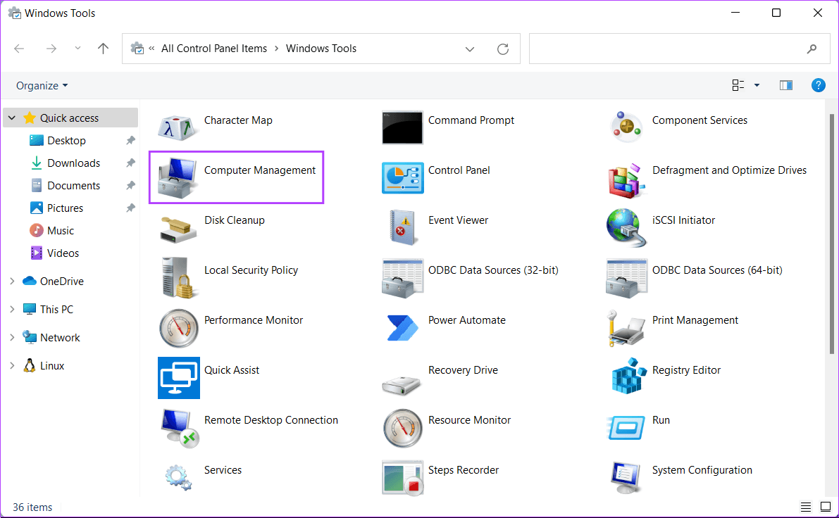 Open-Computer-Management 8 طرق سريعة لفتح إدارة الكمبيوتر على Windows 11