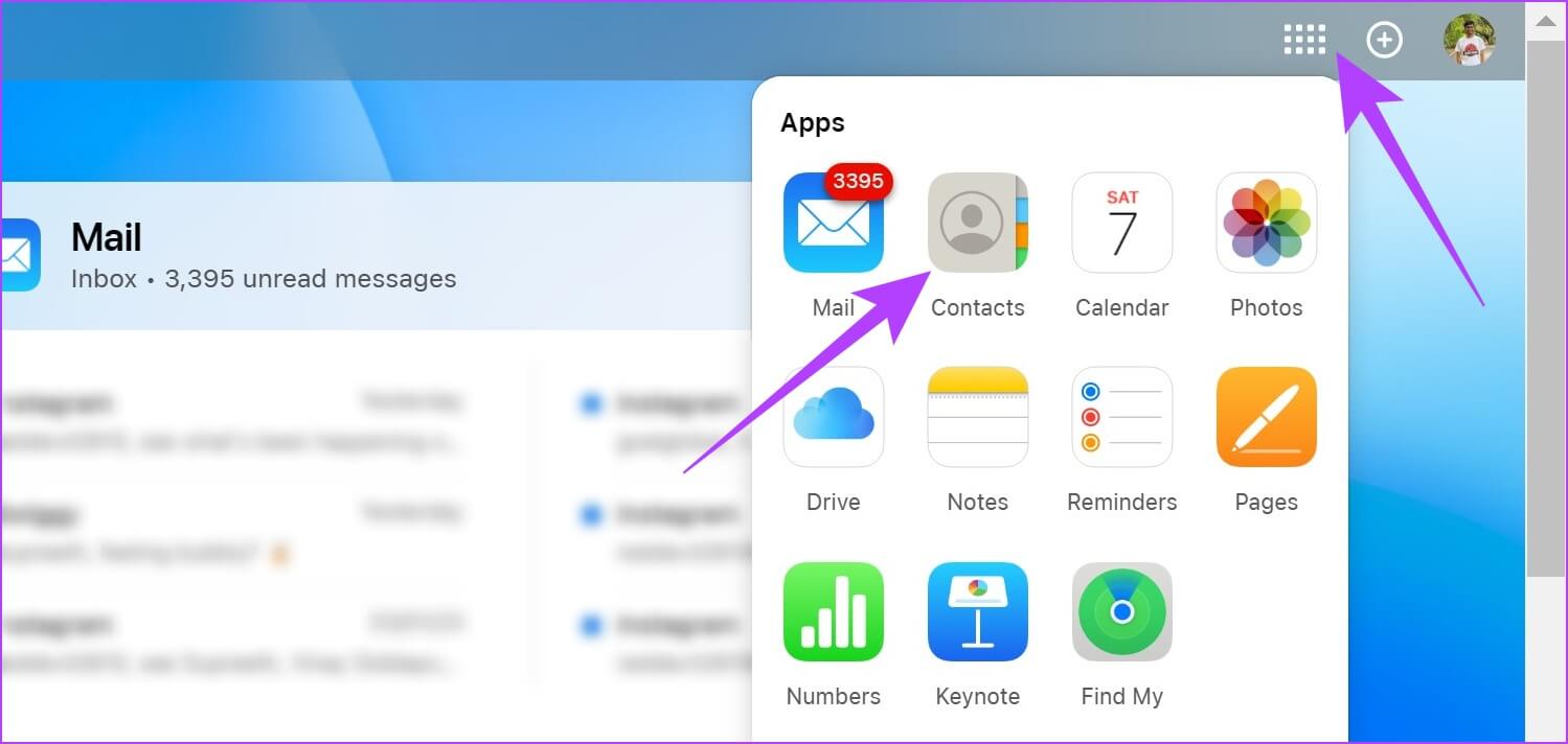 Open-Contacts-App-on-iCloud 5 طرق لحذف جهات اتصال متعددة على iPhone