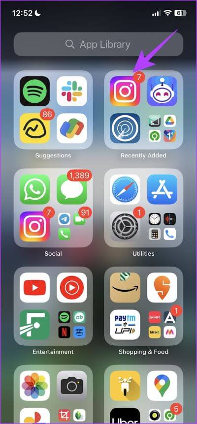 Open-Instagram-2 13 طريقة لإصلاح عدم تحميل قصة Instagram على iPhone و Android