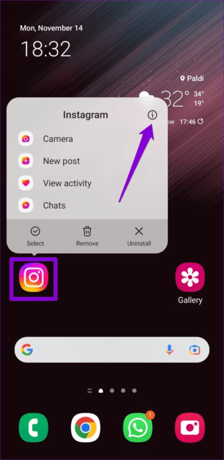 Open-Instagram-App-Info-4-500x1024-1-e1676652659220 أفضل 8 طرق لإصلاح تعذر تسجيل الدخول إلى Instagram على Android و iPhone
