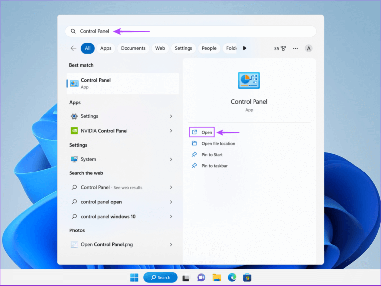 Open-the-Control-Panel-768x577-1 11 طريقة لإصلاح عدم التمرير السلس في Excel على Windows