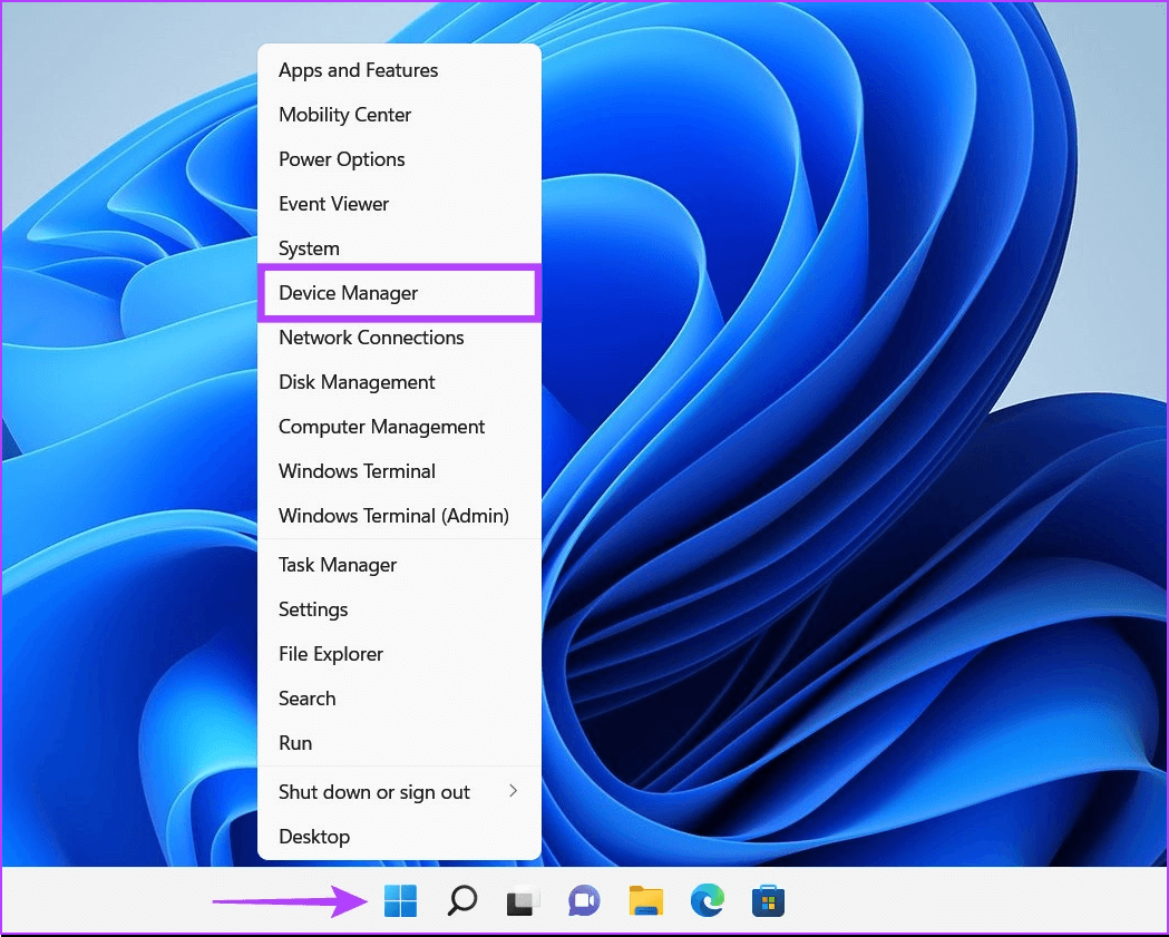 Open-the-Device-Manager أفضل 7 طرق لإصلاح عدم عمل البث عبر Steam على Windows 11
