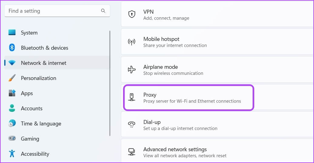 Proxy-option كيفية زيادة سرعة التنزيل في تطبيق Xbox لنظام التشغيل Windows 11