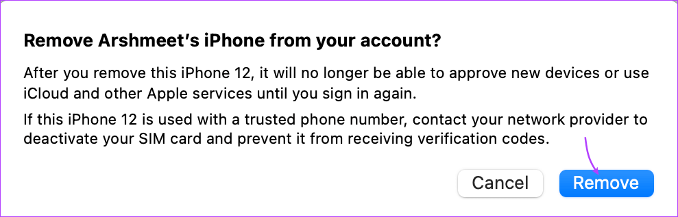 Remove-iPhone-from-Apple-ID-on-Mac-3 9 طرق لفصل iPhone عن جهاز Mac كليًا أو جزئيًا