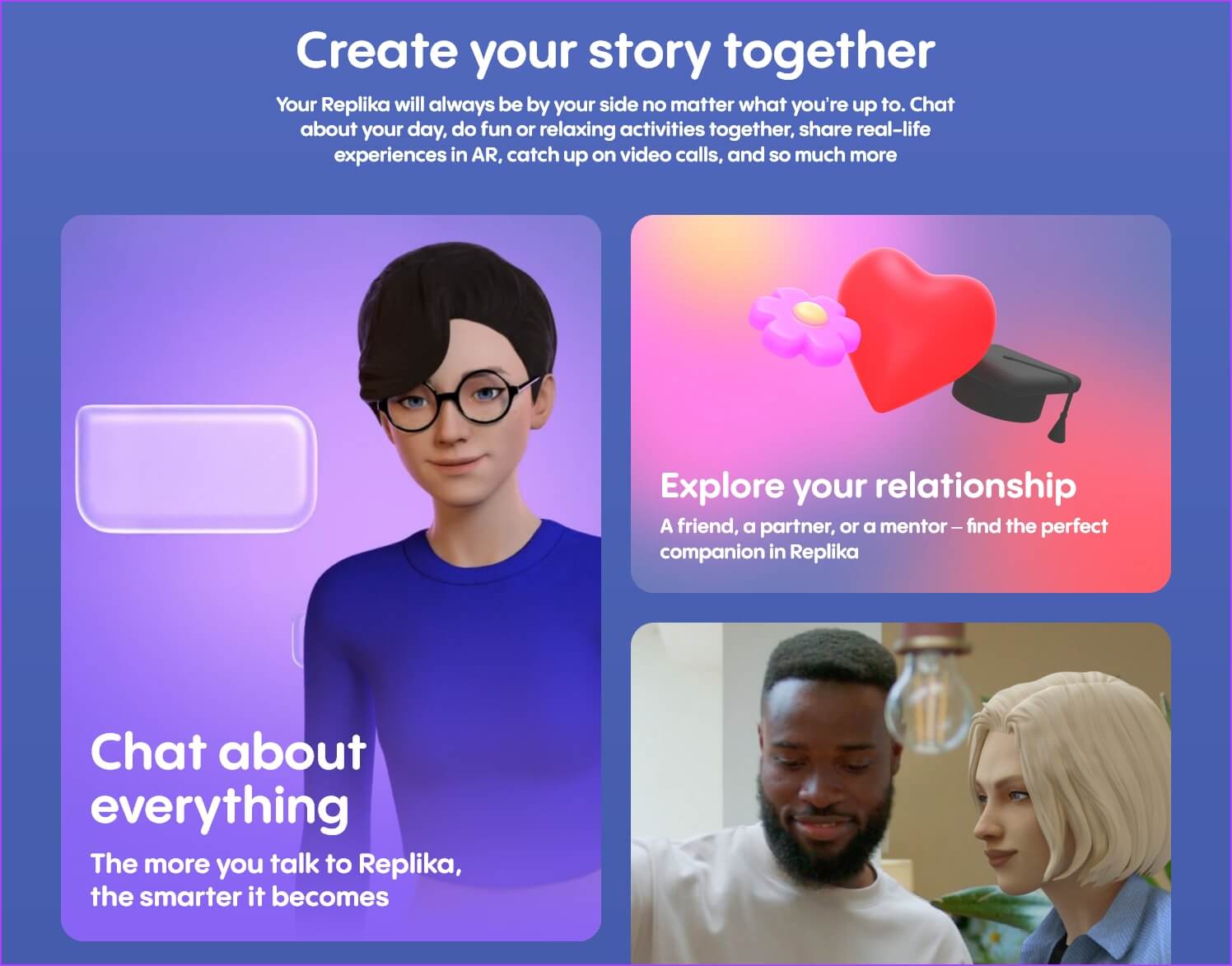 Replika 20 من أفضل أدوات الذكاء الاصطناعي المجانية عبر الإنترنت لعملك أو للاستخدام الشخصي