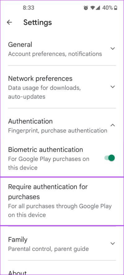 Require-Authentication-for-Purchases-1-694x1536-1 كيفية تعطيل عمليات الشراء داخل التطبيق على Android و iPhone