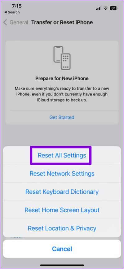 Reset-All-Settings-on-iPhone-1-474x1024-1 أفضل 7 طرق لإصلاح استمرار مستوى الصوت في الارتفاع أو الانخفاض على iPhone