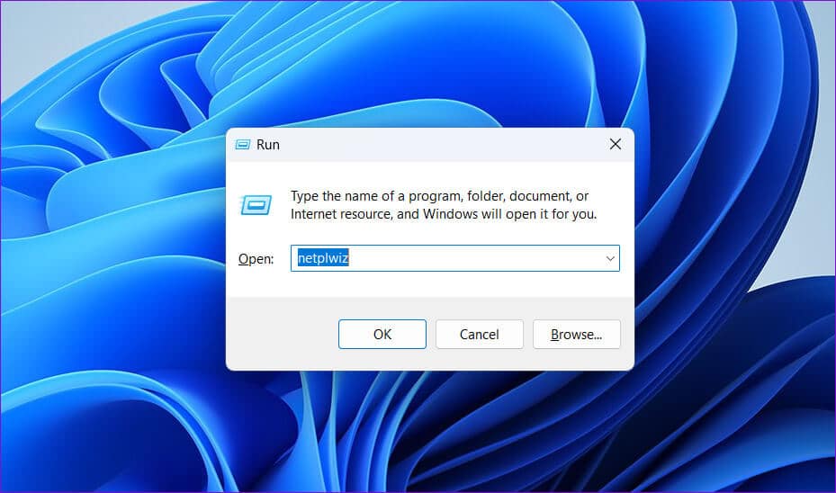 Run-Dialog-1 كيفية تسجيل الدخول تلقائيًا على Windows 11