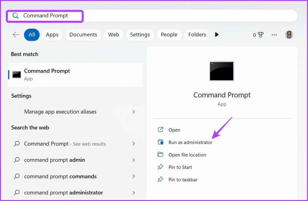 Run-as-admin-option-1 كيفية إصلاح عدم فتح Notepad على Windows 11