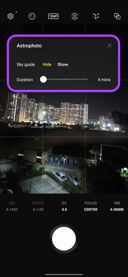 Samsung-Galaxy-S23-Camera-Tips-and-Tricks-Astrophotography-Mode-Step-4 أفضل 10 نصائح وحيل لكاميرا Samsung Galaxy S23 و Galaxy S23 +