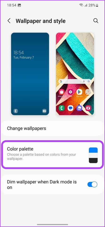 Samsung-Galaxy-S23-Tips-and-Tricks-Accent-Colors-Step-2 أفضل 10 نصائح وحيل من Samsung Galaxy S23 و Galaxy S23 +