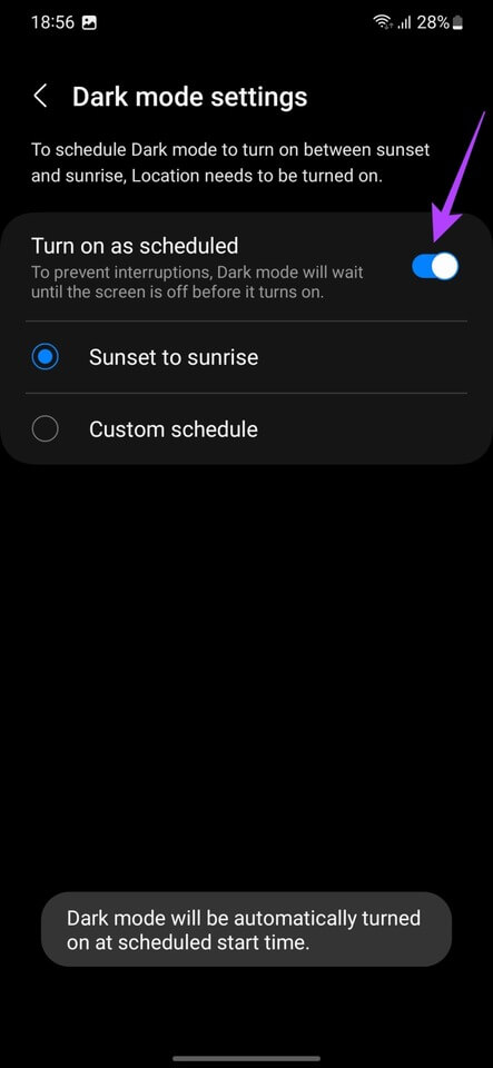Samsung-Galaxy-S23-Tips-and-Tricks-Dark-Mode-Step-6 أفضل 10 نصائح وحيل من Samsung Galaxy S23 و Galaxy S23 +