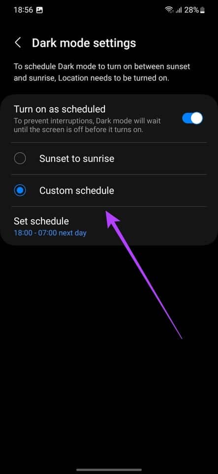 Samsung-Galaxy-S23-Tips-and-Tricks-Dark-Mode-Step-7 أفضل 10 نصائح وحيل من Samsung Galaxy S23 و Galaxy S23 +