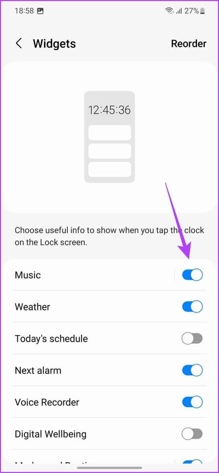 Samsung-Galaxy-S23-Tips-and-Tricks-Lock-Screen-Widgets-Step-3 أفضل 10 نصائح وحيل من Samsung Galaxy S23 و Galaxy S23 +