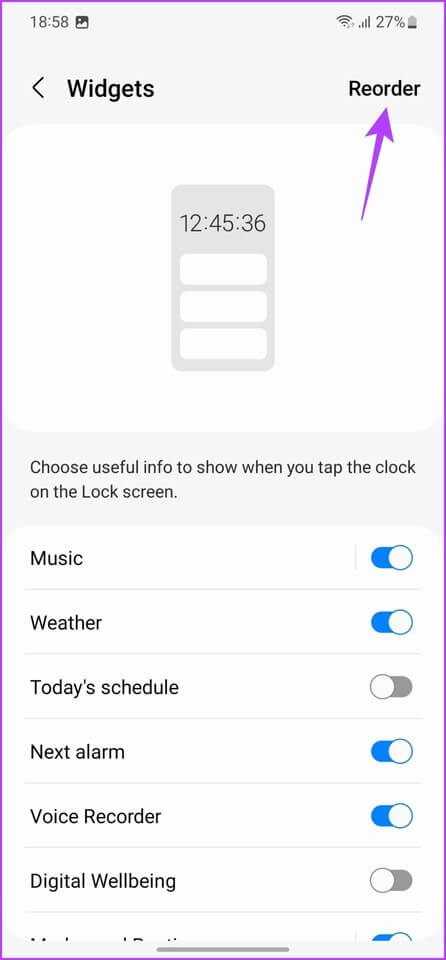 Samsung-Galaxy-S23-Tips-and-Tricks-Lock-Screen-Widgets-Step-4 أفضل 10 نصائح وحيل من Samsung Galaxy S23 و Galaxy S23 +